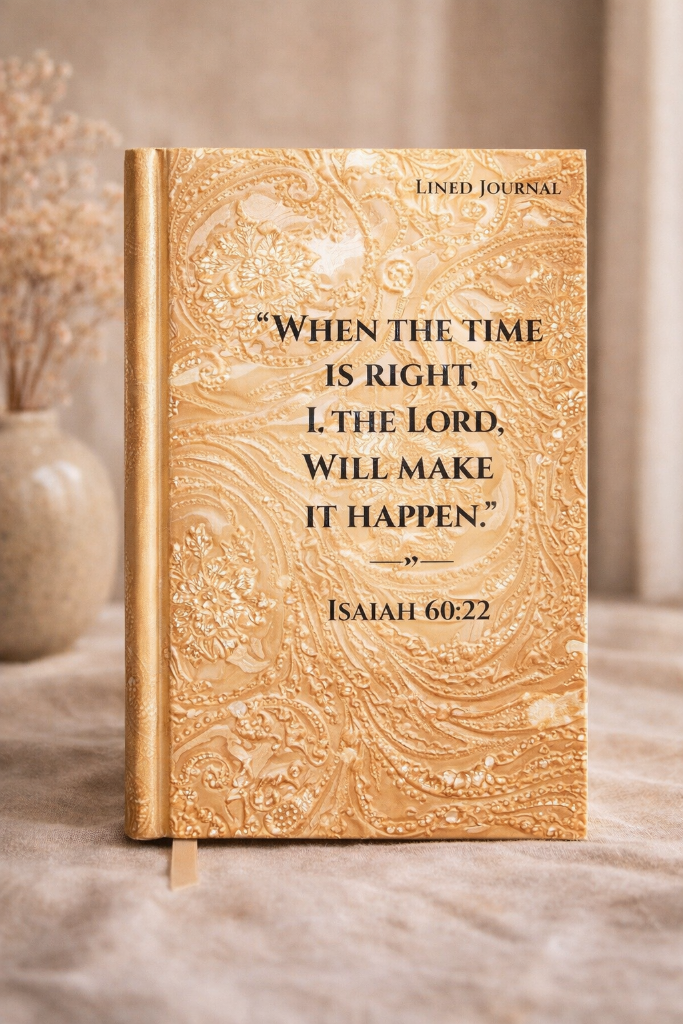 Isaiah 60:22 Journal — Gold Lined