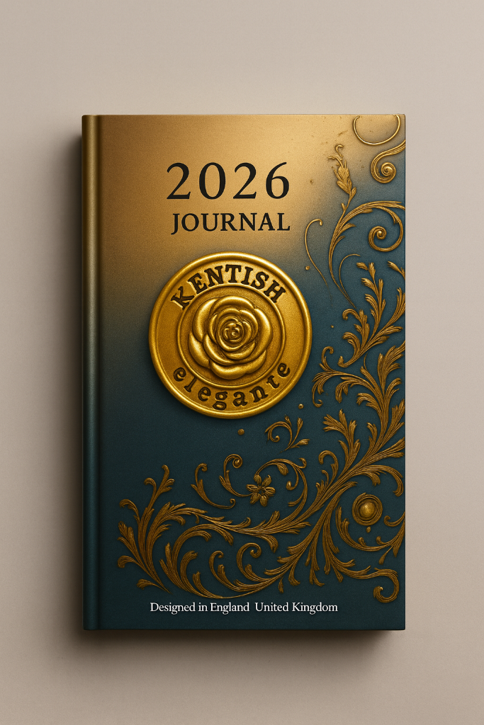 Kentish Elegante 2026 Journal – Blue Luxe Edition