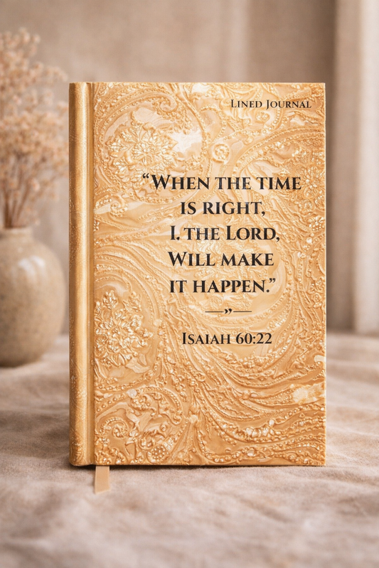 Isaiah 60:22 Journal — Gold Lined
