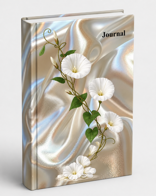 Chromesthesia — Floral Vine on Silk (Pearl)